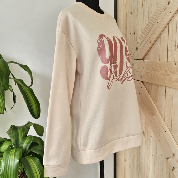 "90's Babe" women's sweatshirt size L‎ - Picture 2 of 7
